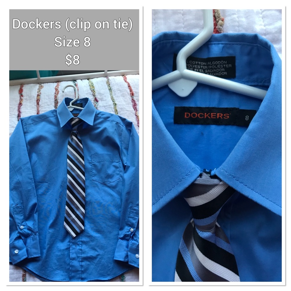 EUC Boys Dockers dress shirt